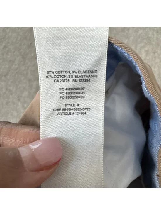 Aritzia Effortless Pant Pleated Tan Wide Leg Full Length Womens 6 - Picture 14 of 15